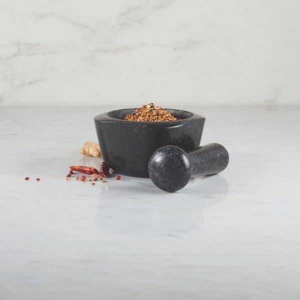 4 1/2" Granite Mortar and Pestle